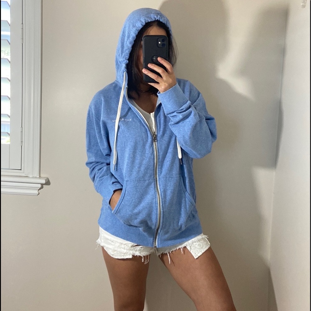 Sundance baby blue hooded sweatshirt